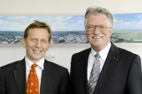 Prof. Peter Maaß und Prof. Alfred Louis 